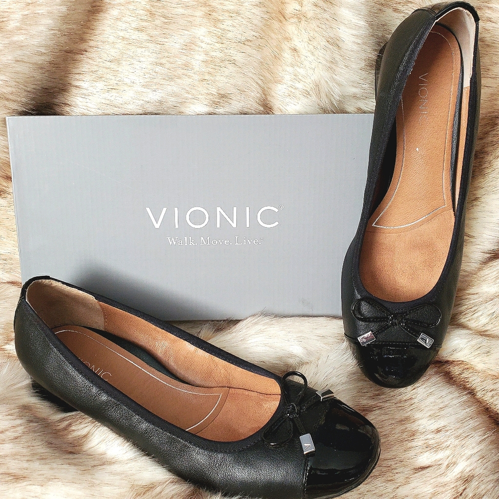 Vionic Daphne Pump Black Size 9.5